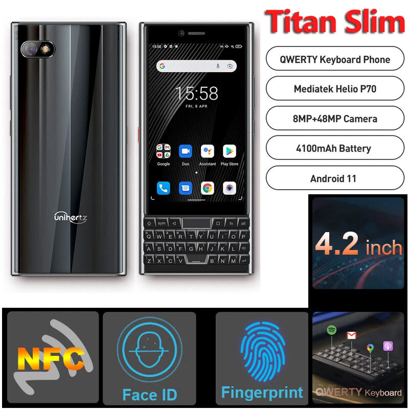 Unihertz Titan Slim 4.2" 6/256GB 48MP with Physical QWERTY Keypad Android Phone - Image 2 of 4