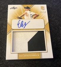 ELI JERZEMBECK 2021 Perfect Game Gold Patch AUTO Rookie South Carolina #11/12