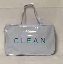 Large Cosmetic Makeup Toiletry Organizer Bag w/ Handle by Clean Perfume - New