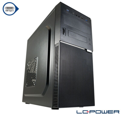 LC-Power - ATX-Gehäuse - 7041B - 1x USB-C / 3x USB-A / SD-/Micro SD-Kartenleser