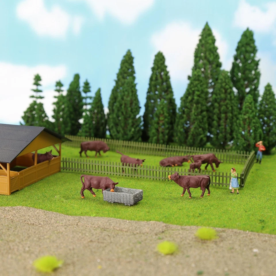 100*41cm Modell Grasmatte Landschaftsbau Farblich Sortiert Modelleisenbahnrasen - Bild 2 von 4