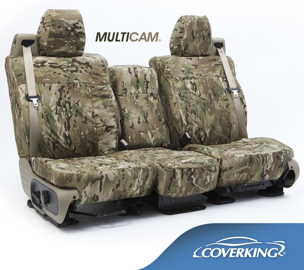 NEW CustomFit MultiCam Classic Camo Tactical Seat Covers w/MOLLE Back