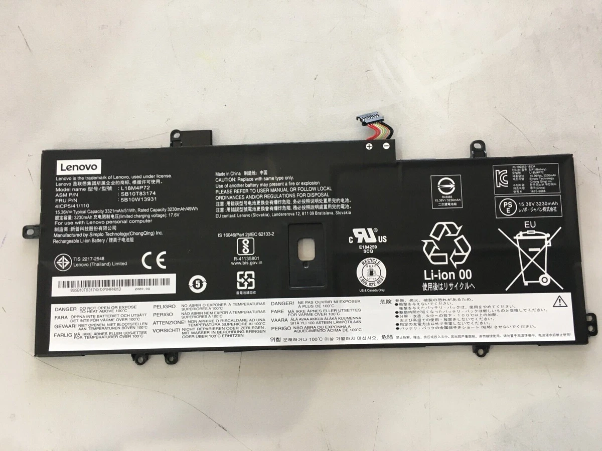 5B10W13931 NEW GENUINE LENOVO THINKPAD X1 CARBON G7 BATTERY  