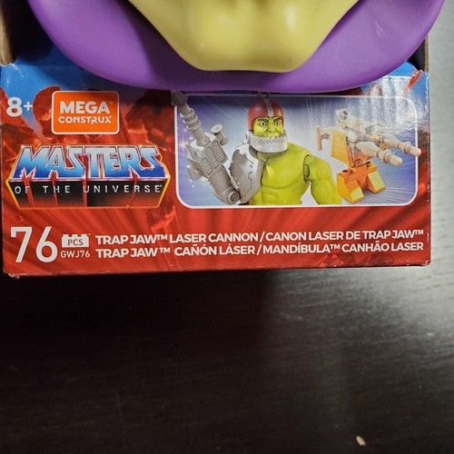 Mega Construx Masters Of The Universe TRAP JAW Figure Laser Cannon Skeletor Head - Picture 2 of 4