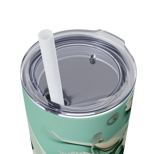 Elegante Vaso de Peces Koi, Taza de Viaje Diseño Acuático Floral, - Imagen 64 de 74