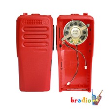 Red New Refurbish Front Housing Cover Case for CP200D Radio With Speaker