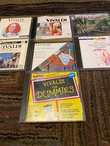 7 VIVALDI CDS CLASSICAL ARTISTS/CLASSICAL COMPOSERS GOOD TO VERY GOOD