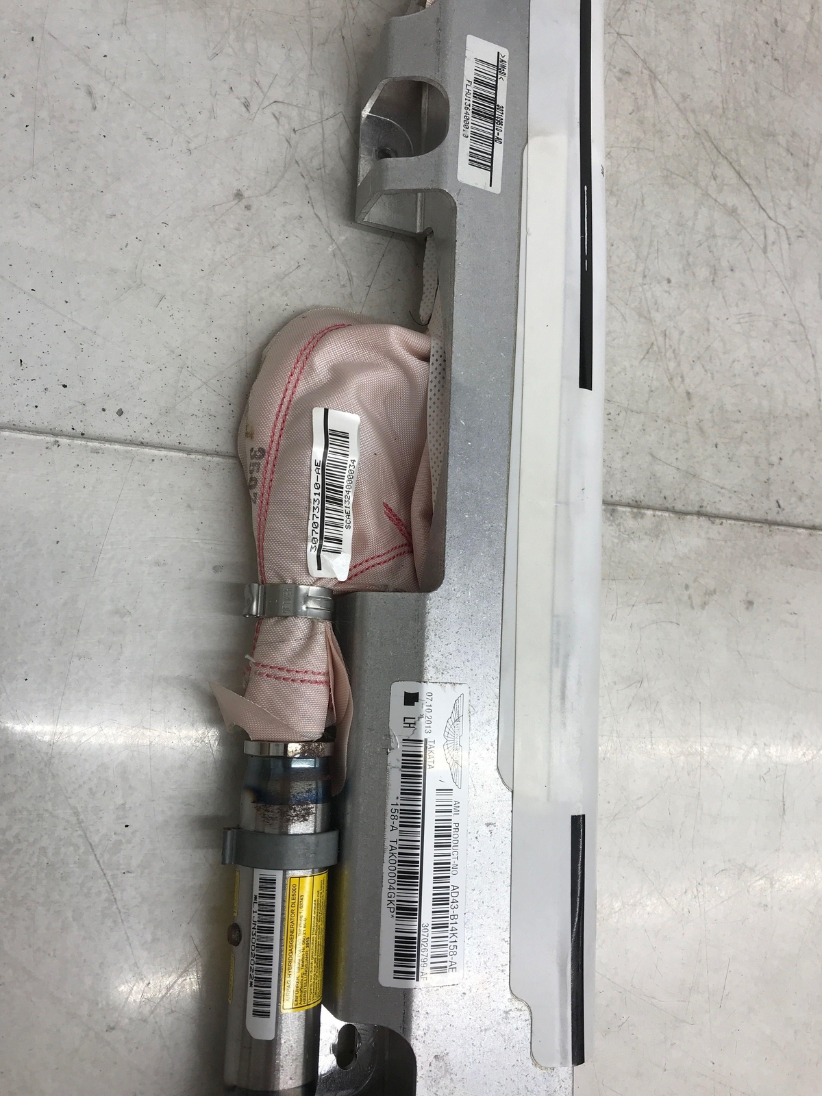 2014 ASTON MARTIN RAPIDE LEFT FRONT DOOR CURTAIN AIRBAG AD43-B14K158-AE OEM