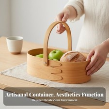 Cesto d e a escursion - e al natrucioli di legnoralel'aperto Intrecciato