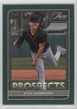 2022 Panini Three and Two Prospects Emerald 2/5 Kyle Harrison #P-30 0rd2