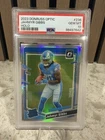2023 Panini Donruss Optic - Rated Rookie Jahmyr Gibbs #236 Holo Prizm RC PSA 10