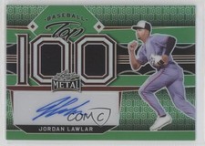 2022 Leaf Metal Top 100 Green Prismatic 1/3 Jordan Lawlar #T-JL2 Auto 13by