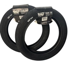 NEW Rant Squad BMX Tires 14 x 2.2 Black Low Profile Set of 2 Resistance Pair