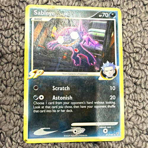 Nintendo Sableye G 48/147 Supreme Victors Rare SP Basic 70 HP English 2009