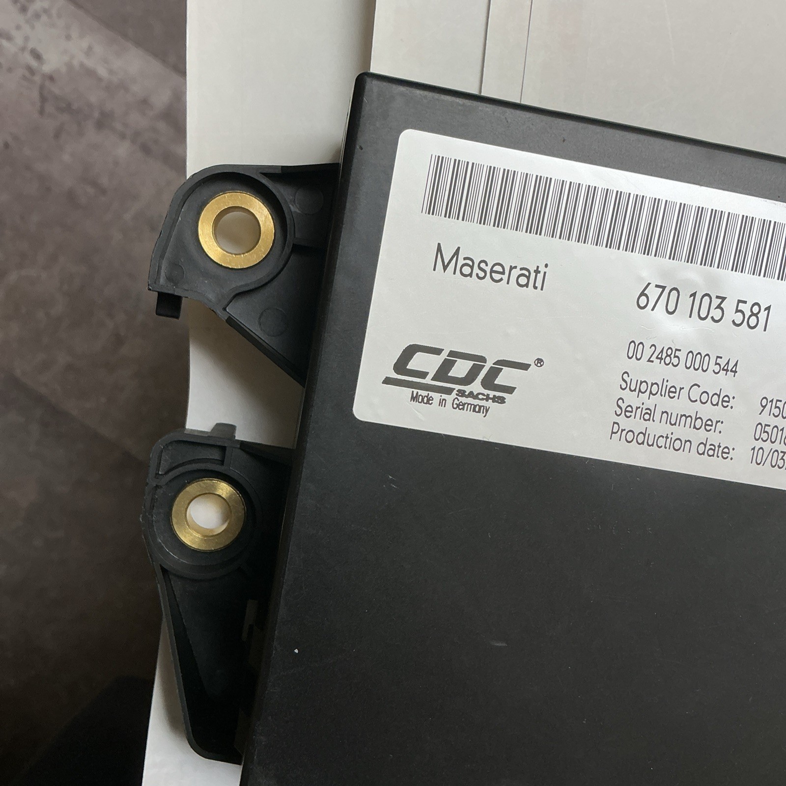Maserati Ghibli ECM - Electronic Control Module Suspension Unit 670103581 OEM