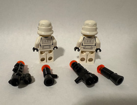 LEGO Star Wars Stormtrooper Minifigure x2 sw0122 7264 Imperial Inspection - NEW