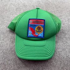 Panini FIFA Mexico 1970 The Sticker Albums Trucker Hat Cap Adjustable Green OSFM