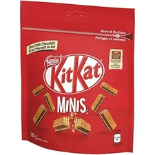 Nestle KITKAT Bars Minis Pouch, 180g/6.3 oz