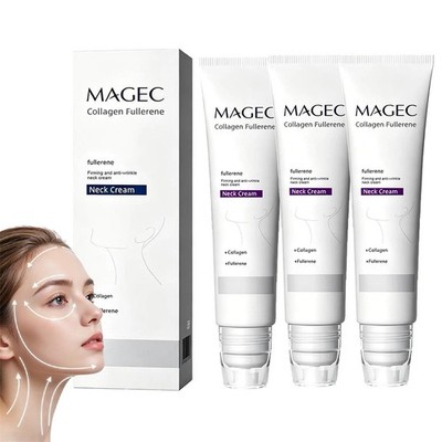 Magec Magic Collagen Fullerene Neck Cream   Anti-Aging Wrinkle Tightening