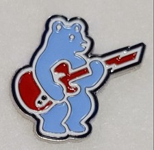 Chicago Cubs 2025-PRESENT CITY CONNECT GUITAR BEAR Logo Pin (NEW) EXTREMELY RARE
