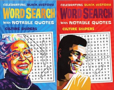 Large Print Celebrating Black History Word Search with Notable Quotes v3
