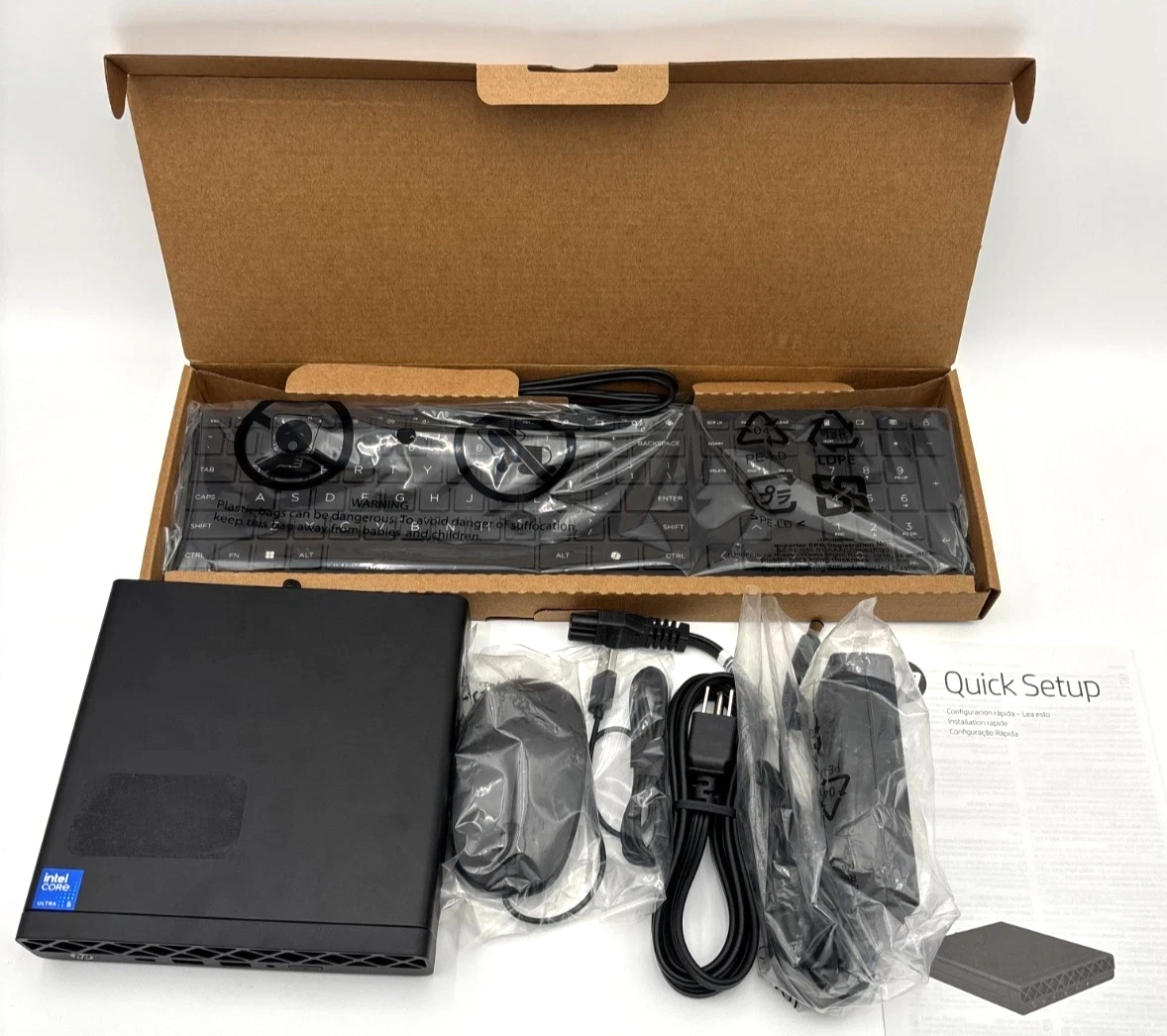 Open Box HP ProDesk 4 G1i Mini PC Intel Ultra 5 235T 16GB RAM