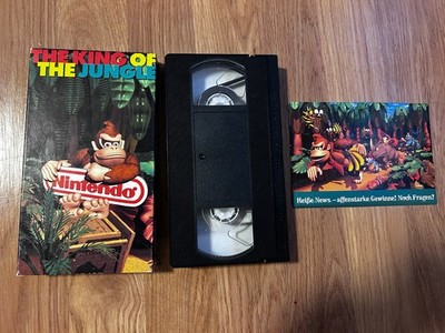 The King of the Jungle VHS, Werbevideo mit Gewinnspielkarte, Donkey Kong Country