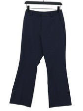 Uniqlo Women's Suit Trousers W 26 in Blue Polyester
