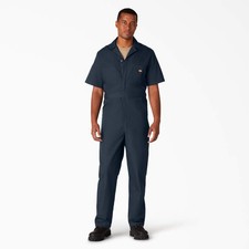 エクオール Dickies 33999 Short Sleeve Coverall Medium Regular Dark Navy for