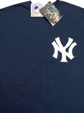 Derek Jeter 2012 MLB NY Yankees Adult Medium Blue NOS T-Shirt