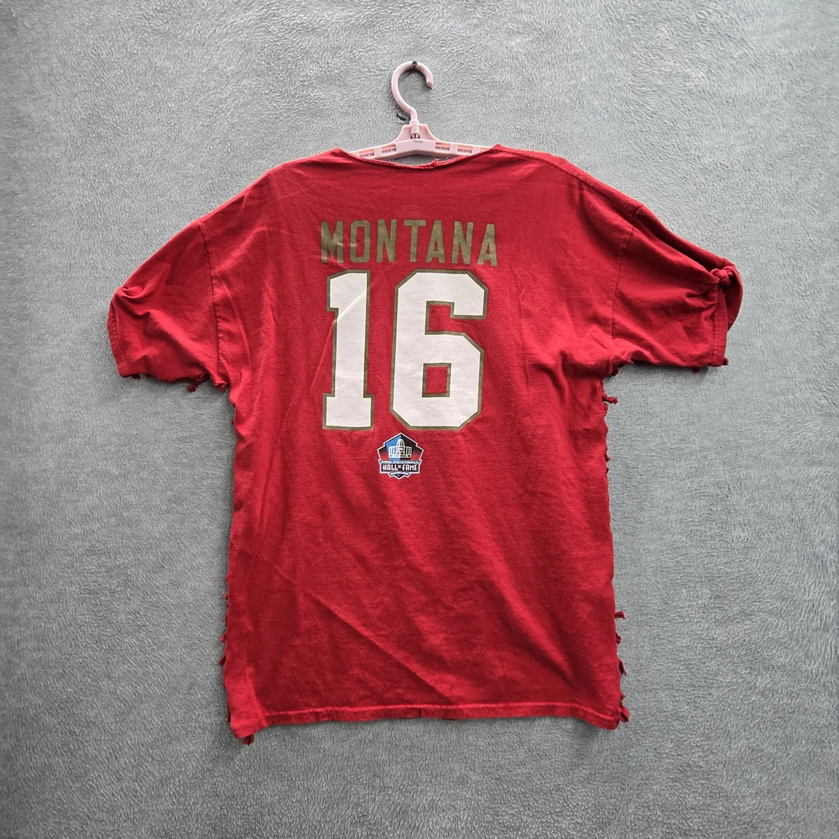 Maillot Vintage Joe Montana San Francisco 49ers Taille M Homme - Tricot Sable - Occasion