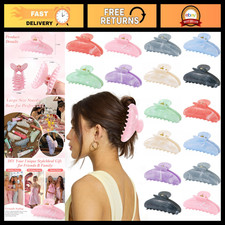 16 Pack Large Non-Slip Hair Claw Clips for Women - Durable Fashion Accessories,