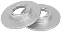 2X Bremsscheibe A.B.S. 15967 FüR L80 Cuore L81 Daihatsu Hijet Sparcar 2 4 L501