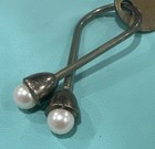 Pearl Closed Brass Helix Keyring 2 1/4” — photo 3