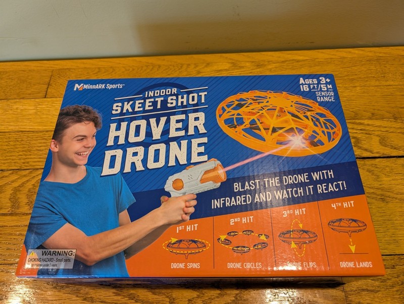MinnARK Sports Indoor Skeet Shot Hover Drone New 