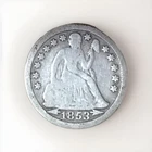 Seated Liberty Dime 1853