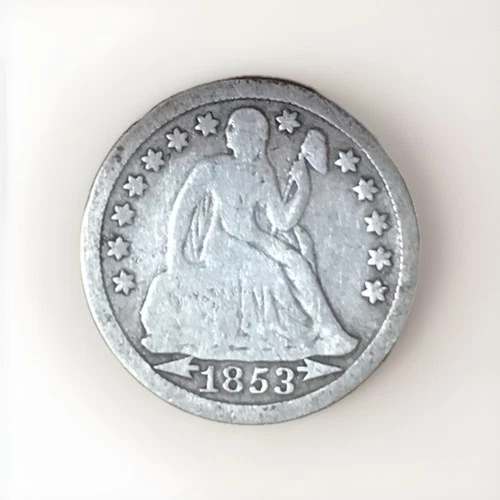 Seated Liberty Dime 1853