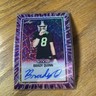 2025 Leaf Vivid Autograph Brady Quinn 5/7 Auto Notre Dame Purple Laser