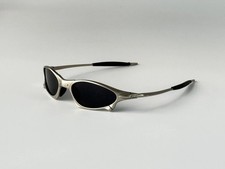 Oakley Penny  Juliet X-Metal Sunglasses Silver Alloy Frame Black Lens
