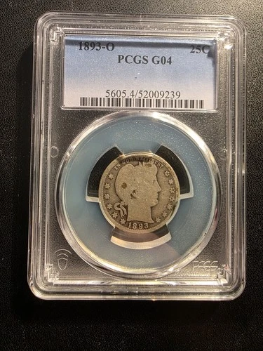 1893-O Barber Quarter – PCGS Certified G04