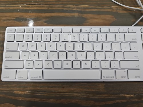 Apple A1243 Wired Standard USB Keyboard Japanese w/Numeric Keypad White - Works - Picture 2 of 18