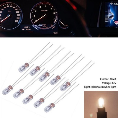 10X Mini 3/4/5 mm 6V 12V 24V Lampe Glühbirne Edison Glühlampen Filament Reis