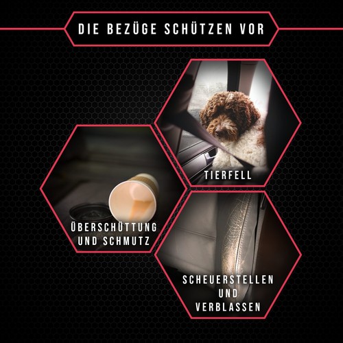 Sitzbezüge Auto Universal Schonbezug Bezüge für Volkswagen Golf III Vorne Set - Bild 5 von 80