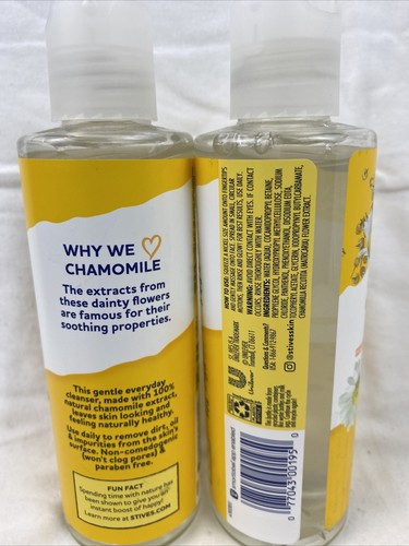 Lot Of 2 St. Ives Calming Daily Cleanser Chamomile Fragrance Free Sensitive Skin - Picture 2 of 2