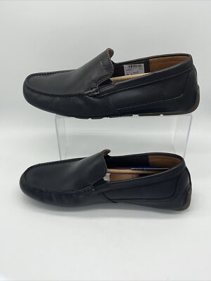 Clarks Markman Plain Driving Loafer in Dark Brown Leather  display picture 3