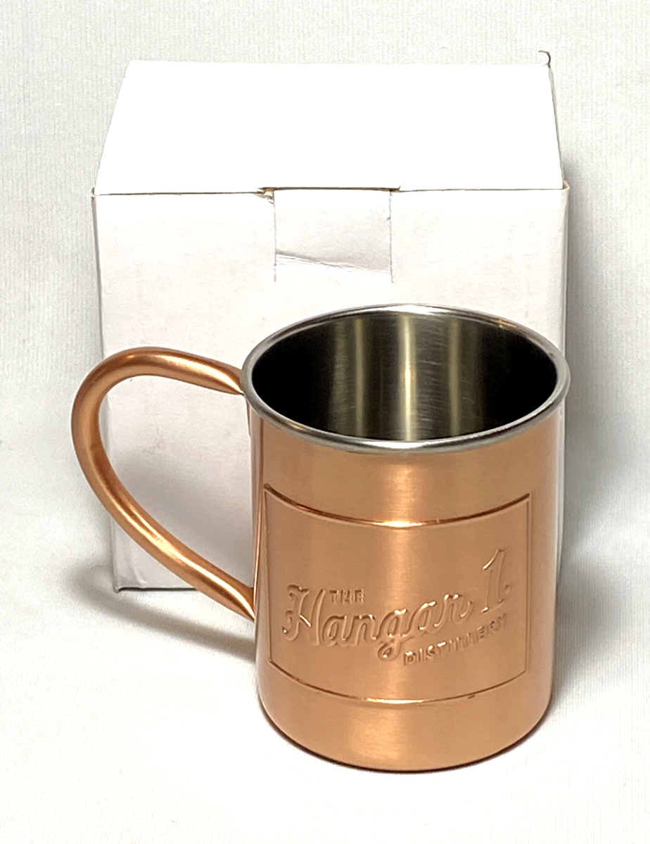 THE HANGAR 1 DISTILLERY ~ 12 Oz. Copper MUG w/Riveted Handle & S