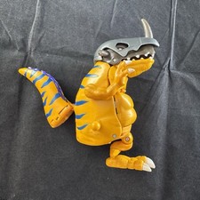 1999 Digimon Greymon Metalgreymon Digivolving 6" Action Figure Incomplete