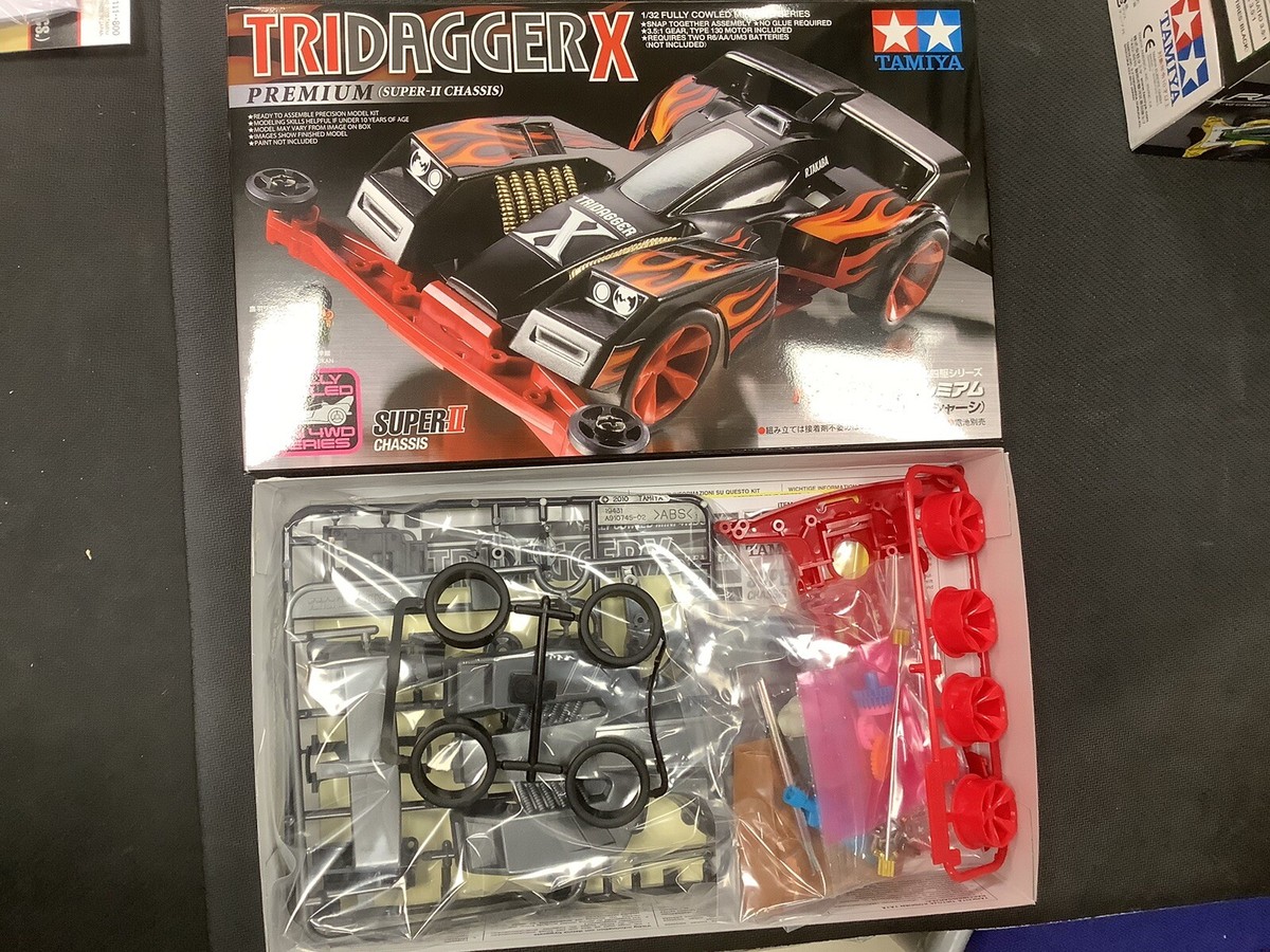 Tamiya 19433 Mini 4wd Tridagger X Premium (Super II Chassis) Kit