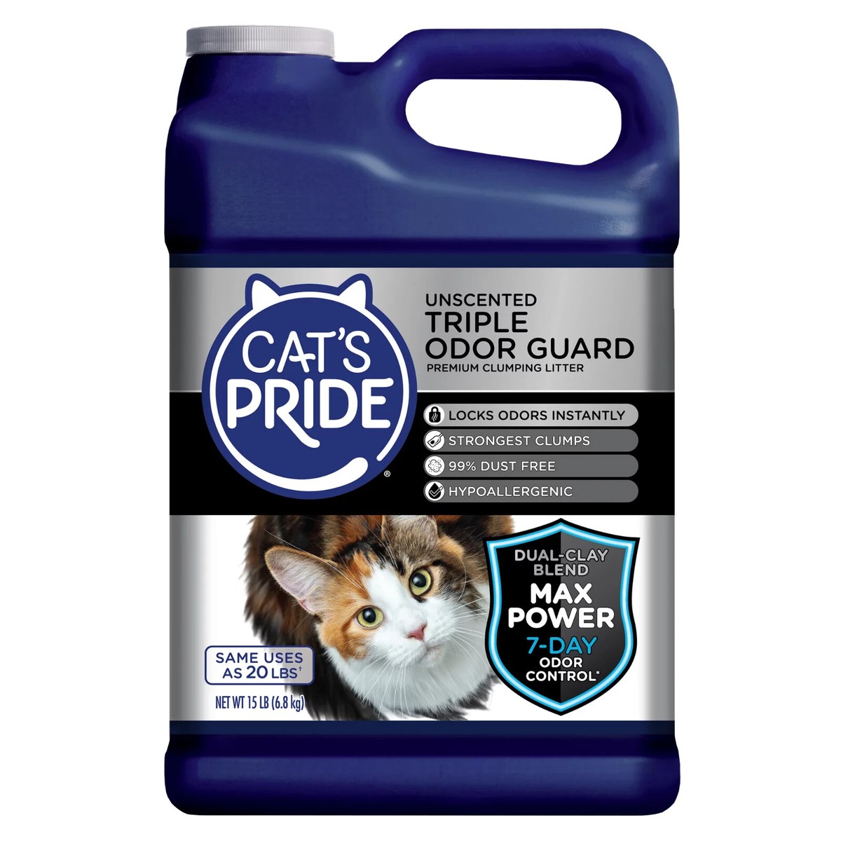 Cat's Pride Max Power Triple Odor Guard Unscented Clumping Cat