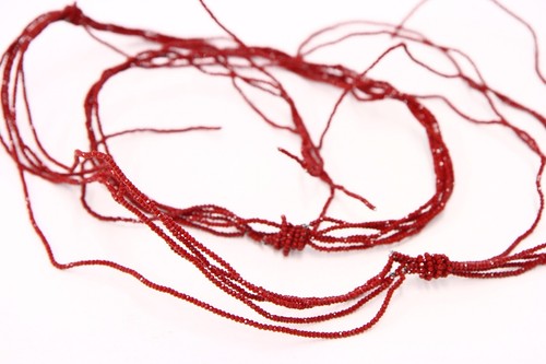 NWT$2145 Brunello Cucinelli Sparkly Diamond-Cut Beaded Coiled Wrap Necklace A176 - Picture 5 of 6